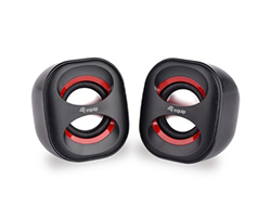 Altavoces EQUIP Life 2.0 6W 3.5mm USB Negro/Rojo (EQ245331)