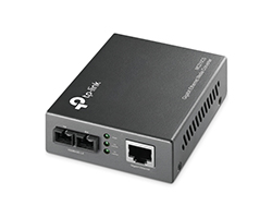 Conversor de Medios TP-Link Monomodo GbE Negro (MC210CS)