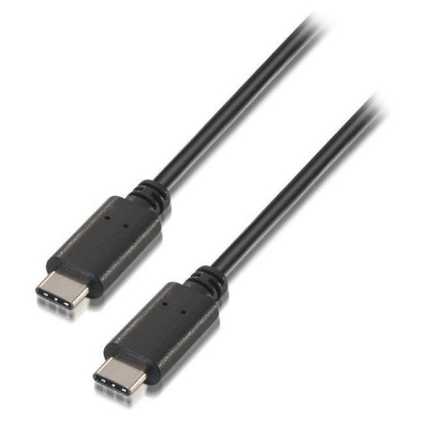 Cable AISENS USB-C/M-USB-C/M 2m Negro (A107-0057)