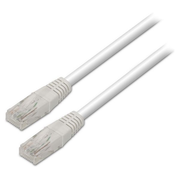 Cable AISENS RJ45 Cat.5e UTP AWG24 3m Blanco (A133-0199)