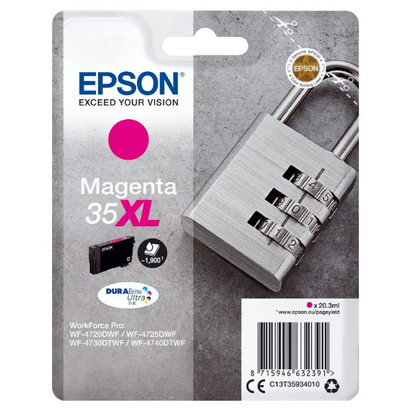 Tinta Epson 35XL Magenta 20.3ml 1900 páginas (C13T35934010)