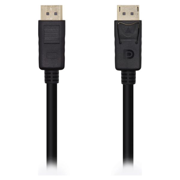 Cable AISENS DP 1.2/M a DP 1.2/M 1m Negro (A124-0455)