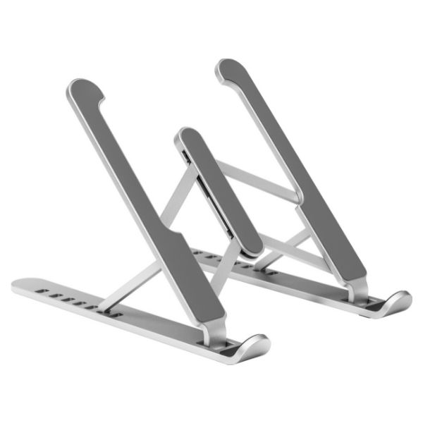 Soporte de Sobremesa AISENS 10"-15" Portatil/Tablet Aluminio Plata (LPS1M-099)