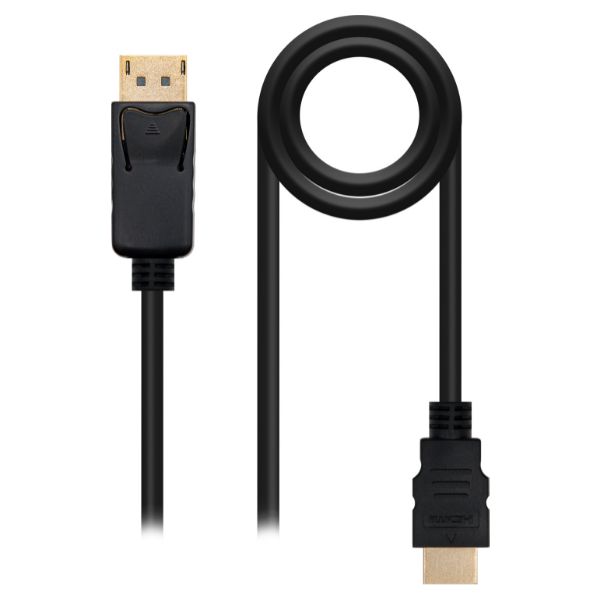 Nanocable DP/M a HDMI/M 1.5m Negro (10.15.4301-L150)
