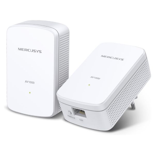 Powerline Mercusys AV1000 Ethernet Kit 2 Blanco (MP500 KIT)