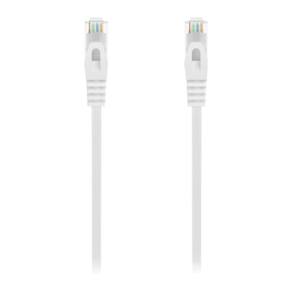 Cable AISENS RJ45 Cat.6a UTP 1m Blanco (A145-0594)