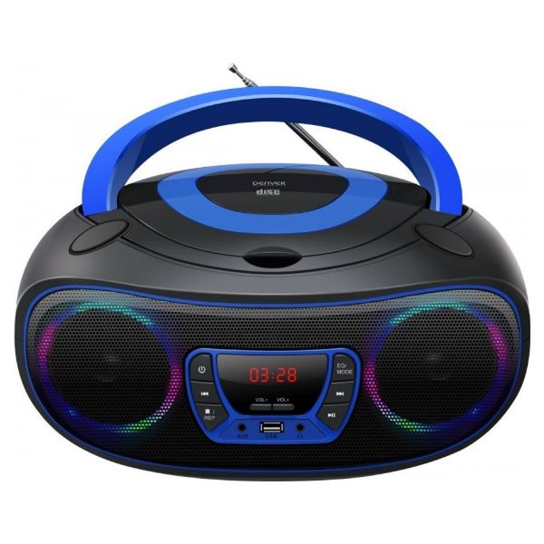 Radio CD DENVER BT MP3 FM Usb Azul (TCL-212BT BLUE)