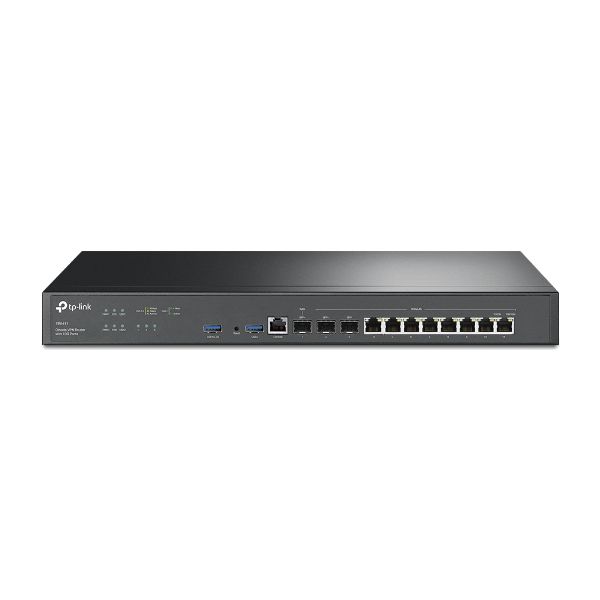 Router VPN TP-Link 10p Giga + 2p 10Ge integrado en Omada SDN (ER8411)