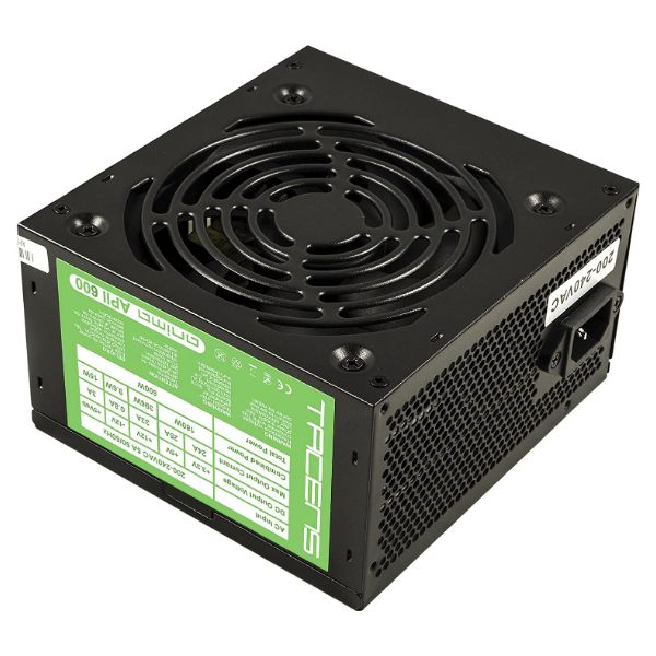 Fuente Tacens Anima ATX 600W 85% 120mm 20+4 pin EPS 3xSATA 2xPATA ATX 80 Plus Bronze Negra (APIII600)