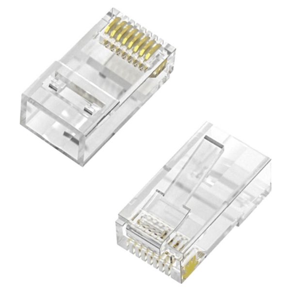 Conector AISENS RJ45 8 Hilos Cat.6 100 Unidades Transparente (A139-0657)