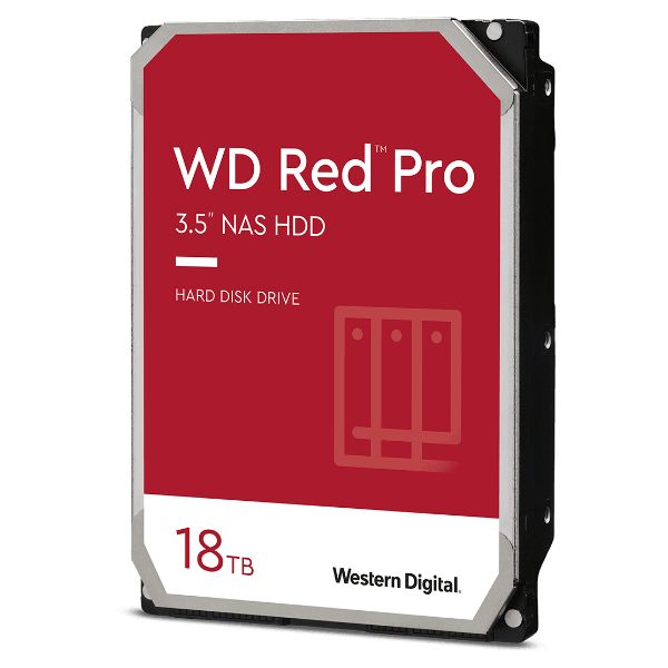 Disco Western Digital Red Pro 3.5' 18Tb SATA3 512Mb 7200rpm 6Gbit/s NAS (WD181KFGX)