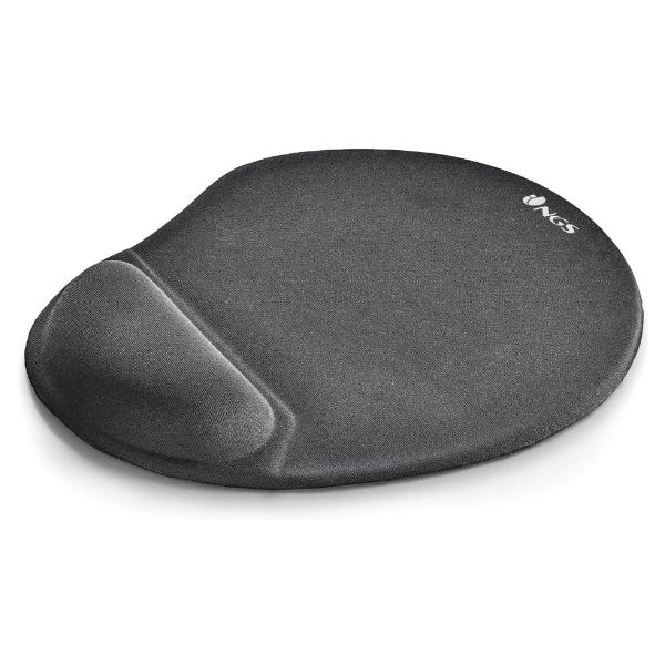 Alfombrilla Gaming Ergonómica NGS Reposamuñecas Gel 250x215x25mm Negra (KILIMGEL)