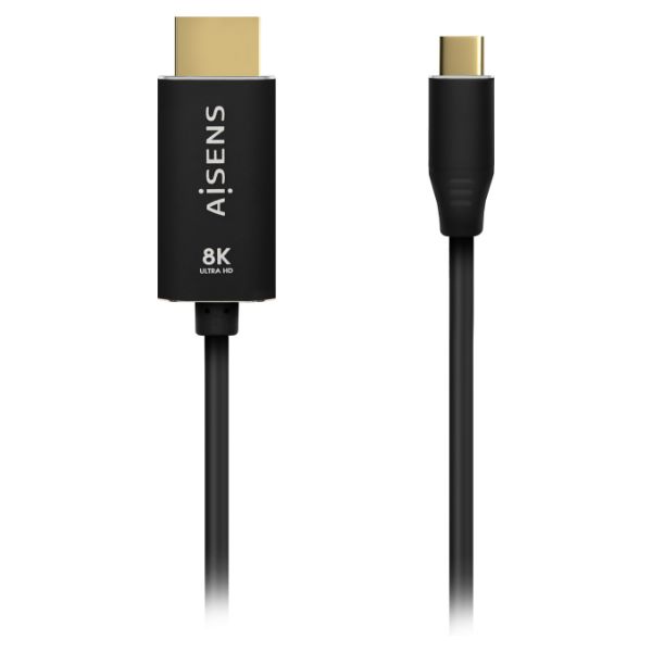 Cable AISENS USB-C/M a HDMI/M 8K 1m Negro (A109-0711)