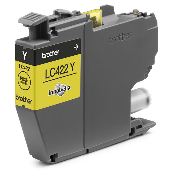 Tinta BROTHER Amarillo 550 páginas (LC422Y)