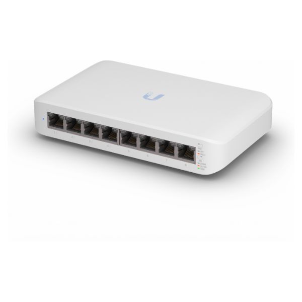 Switch Ubiquiti 8p 10/100/1000 Gestionado PoE Blanco (USW-Lite-8-POE)
