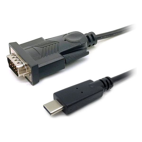 Cable EQUIP USB-C/M a RS232 DB9/M 1.5m Negro (EQ133392)