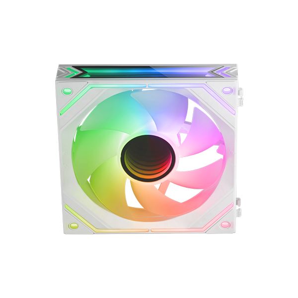 Ventilador Mars Gaming ARGB 120mm 360º PWM Blanco (MFLINKFINITYW)