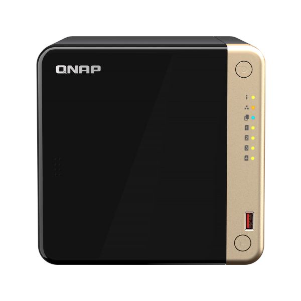 NAS QNAP SATA3 M.2 8Gb Sodimm 4 Bahías USB 2.0 USB-A 3.1 HDMI RJ45 Gigabit Ethernet LAN (TS-464-8G)