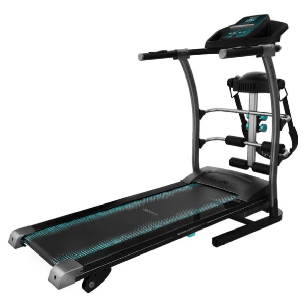 Cinta de Correr Plegable CECOTEC DrumFit WayHome 1400 Runner Vibration, de 1500 W / 2 CV, cinturon de masaje, mancuernas y barras de espuma, (07079)