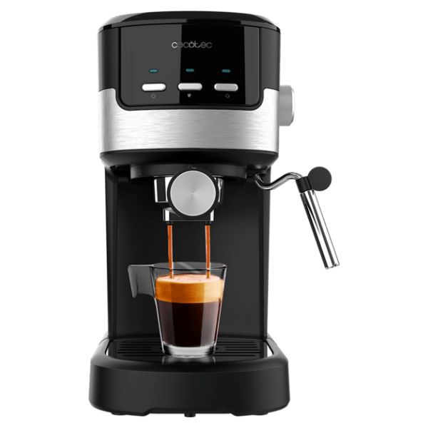 Cafetera CECOTEC Power Espresso 20 Pecan 20 Bares Vaporizador Negra (01724)