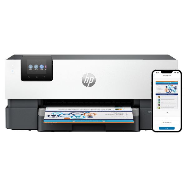 Impresora HP OfficeJet Pro 9110b Pantalla CGD 2.7? Color Táctil 4800x1200dpi A4 Color 1xUSB 2.0 WiFi 5 Bluetooth Ethernet Dúplex Negra/Blanca (5A0S3B)