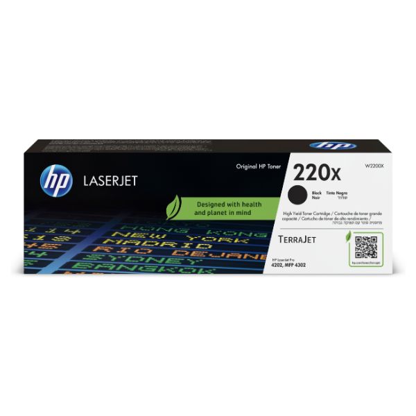 Toner HP LaserJet 220X Negro 7500 páginas (W2200X)