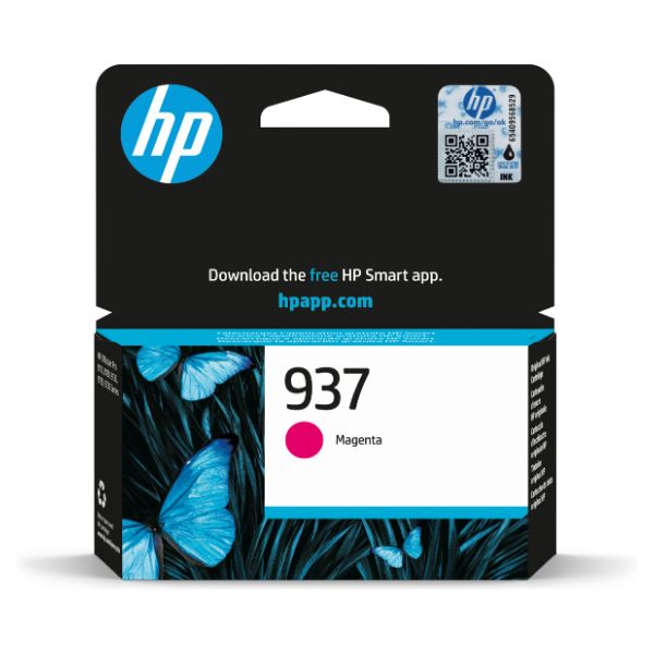 Tinta HP 937 Magenta 800 páginas (4S6W3NE)
