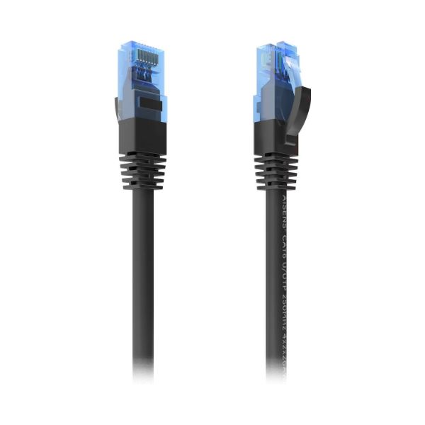 Cable AISENS RJ45 Cat.6 UTP CCA 3m Negro (A135-0846)