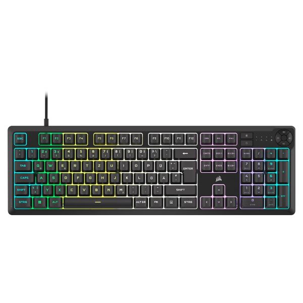 Teclado Gaming Corsair K55 Core Mecánico QWERTY 110 Teclas RGB USB-A 2.0 Negro (CH-9226C65-ES)