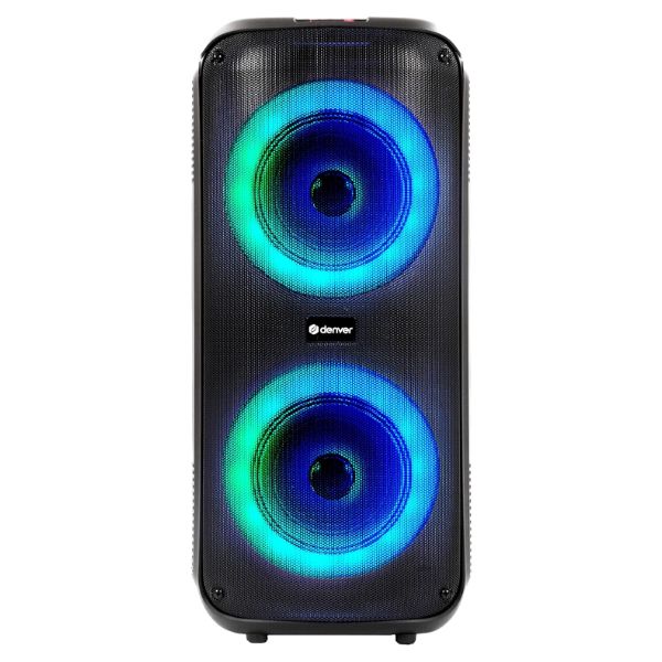 Altavoz Gaming DENVER LED 20W TWS Estéreo Bluetooth 5.3 Negro (BPS-354)