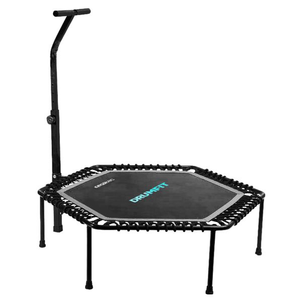 Cama Elástica CECOTEC Drumfit Jump 1270 Diámetro 127cm Plegable 7 Patas Altura Ajustable Máx. 100Kg Negra (07195)