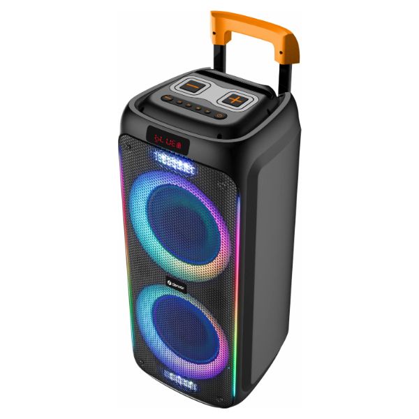 Altavoz DENVER Trolley 600W 2xWoofers 8' Bluetooth USB Aux Negro (TSP-456)