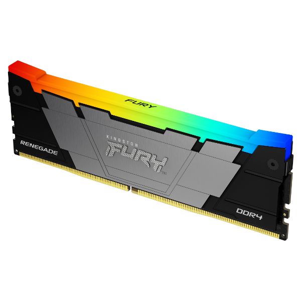 Módulo Kingston Renegade Fury DDR4 8Gb 4000MHz RGB 288-pin DIMM CAS 19 PC/Servidor (KF440C19RB2A/8)
