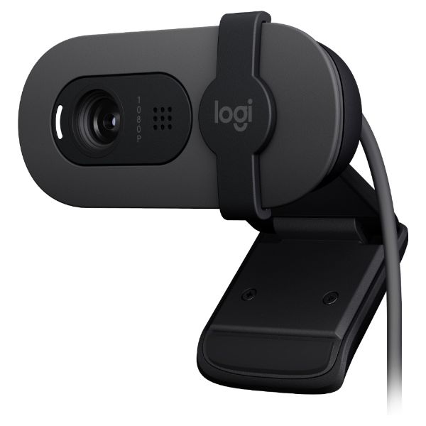WebCam LOGITECH Brio 105 2mp FHD Micrófono USB-A Negra (960-001592)