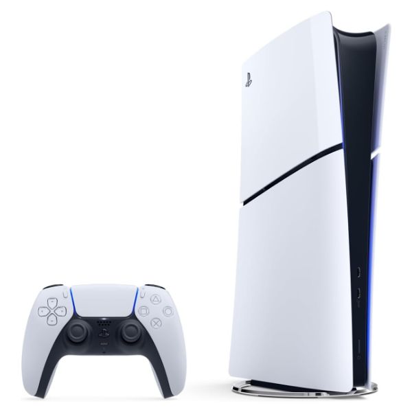 Consola SONY PS5 Digital Slim 8K UHD 1Tb SSD 1xUSB 2.0 2xUSB-A 3.1 2xUSB-C 3.1 1xHDMI 2.1 WiFi Bluetooth 5.1 Ethernet GbE Mando Dual Sense Juego 'Astro´s Playroom' Blanca/Negra