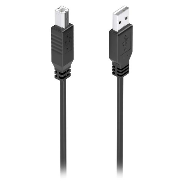 Cable AISENS USB-A/M a USB-B/M 10m Negro (A101-0881)