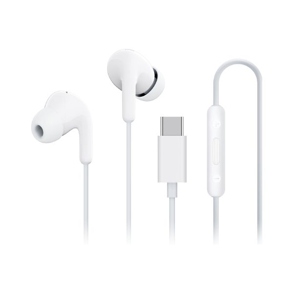 Auriculares XIAOMI Earphones Micrófono Integrado Intraurales Binaurales USB-C Cable 1.25m IP54 Blancos (BHR8931GL)
