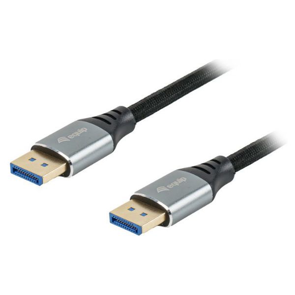 Cable EQUIP DP M/M Premium 2.1 16K 60Hz 54Gbit/s 3m Aluminio (EQ119283)