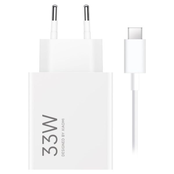 Cargador de Pared XIAOMI 33W 1xUSB-A Blanco (BHR9956EU)