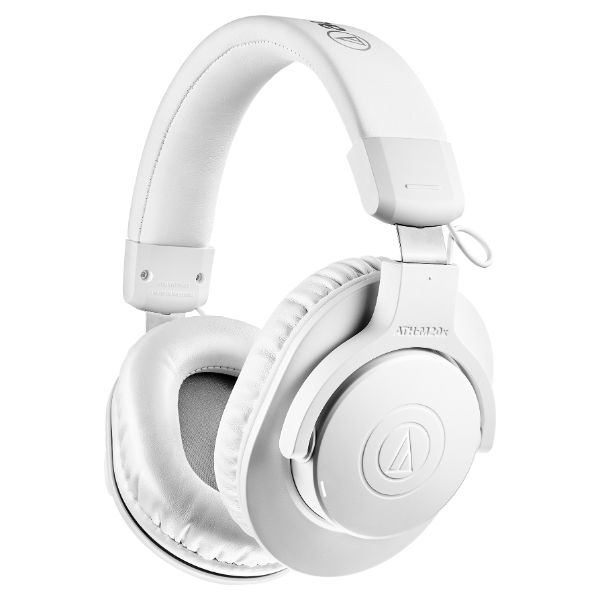 Auriculares Audio-Technica Micrófono Integrado Supraurales Binaurales 3.5mm Bluetooth 5.0 Blancos (ATH-M20XBTWH)