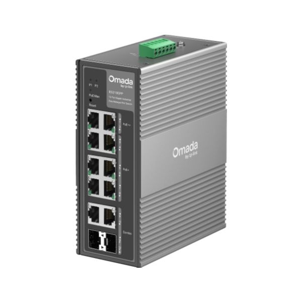 Switch TP-Link Omada 8xRJ45 (6xPoE+/2xPoE++) 2xSFP Gestionado Ethernet GbE Gris (IES210GPP)