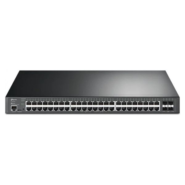 Switch TP-Link Gestionable 48xRJ45 4xSFP+ Ethernet 10GbE PoE/PoE+ Rack 1U Negro (SG3452XP)