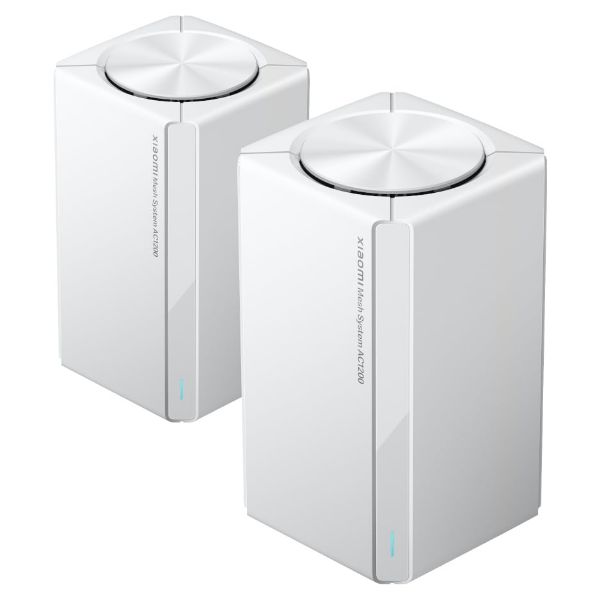 Punto de Acceso XIAOMI Mesh AC1200 WiFi 5 DualBand Ethernet LAN/WAN Antena Interna Pack 2 Blanco (DVB4451GL)