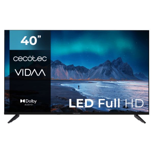 Televisor CECOTEC ALF50040 40' LED FHD Altavoces 16W 2xUSB 3xHDMI WiFi Smart TV VIDAA Negro (00991)
