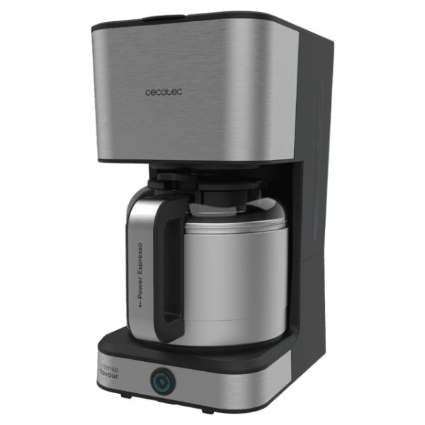 Cafetera CECOTEC Coffee 66 DR0P&Thermo, goteo con capacidad de hasta 10 tazas en acero inoxidable.(00273)