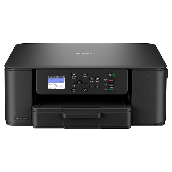 Impresora Multifunción Brother InkJet Pantalla 1.8? Color 1200x6000dpi A4 Color Bandeja 150 Hojas 1xUSB 2.0 WiFi 4 Dúplex Negra (DCPJ1310DWRE1)