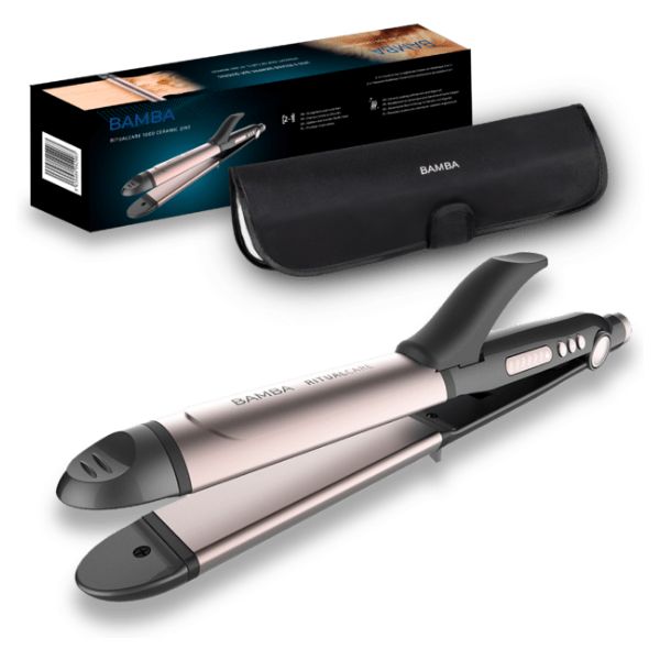 Plancha de Pelo Cecotec RitualCare 1000 Ceramic 2in1, cerámica con queratina y aceite de argán con calentamiento rápido.(04296)