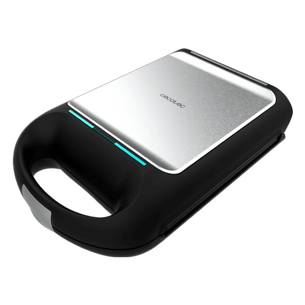 Sandwichera CECOTEC Rock n Toast Family Waffle 1500W Antiadherente Acero Inoxidable (03200)