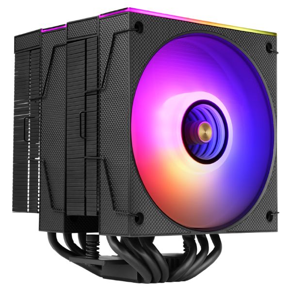 Ventilador CPU Mars Gaming ARGB 350w 2x120mm Negro (MCPUX26)
