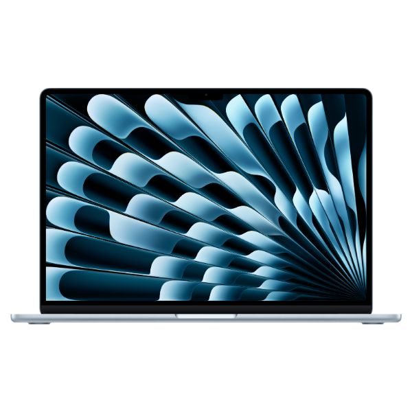 Portátil Apple MacBook Air 2026 15.3' LED IPS Liquid Retina M5 10 Núcleos 16Gb 512Gb SSD Cámara Frontal 12mp FHD 2xThunderbolt 4 MagSafe 3 WiFi 7 Bluetooth 6.0 macOS Tahoe Azul Cielo (MDVQ4Y/A)